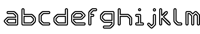 Speculum Outline Font LOWERCASE