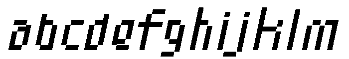 Speed Pixel Italic FONT