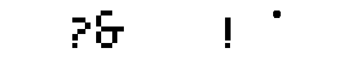 Speed Pixel Font OTHER CHARS