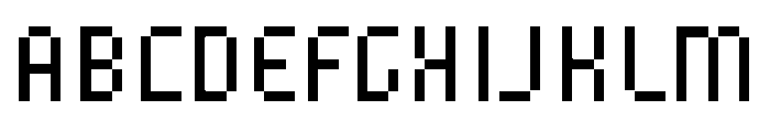 Speed Pixel Font UPPERCASE