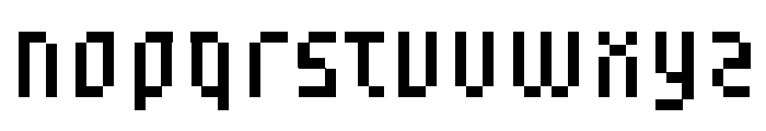 Speed Pixel Font LOWERCASE