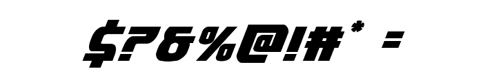 Speedwagon Super-Italic Font OTHER CHARS