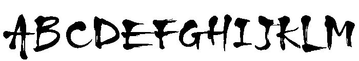 Spell of Asia Font UPPERCASE