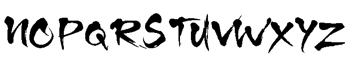 Spell of Asia Font UPPERCASE