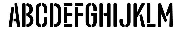 Spencer Regular Font UPPERCASE