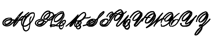 Spencerian Lady's Hand SW Font UPPERCASE