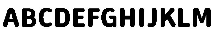 Spheris Bold Font UPPERCASE