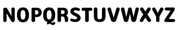 Spheris Bold Font UPPERCASE