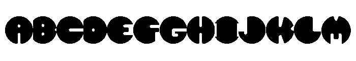 Spherometric Font UPPERCASE