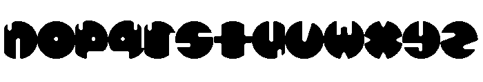 Spherometric Font LOWERCASE
