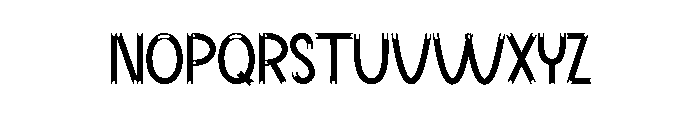 Spider Webs Font LOWERCASE