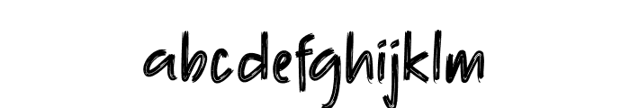 SpiderBrush Font LOWERCASE