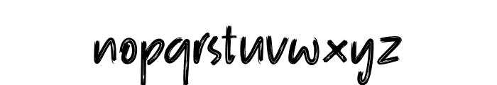 SpiderBrush Font LOWERCASE