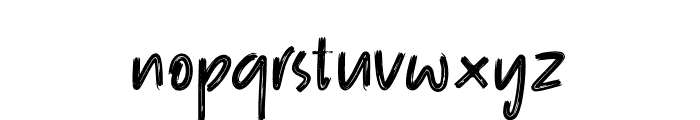 SpiderBrush Font LOWERCASE