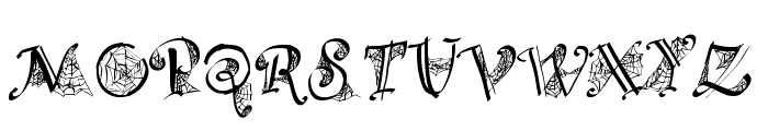 SpiderWritten Font UPPERCASE