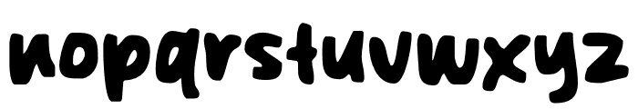Spidol Clash Font LOWERCASE