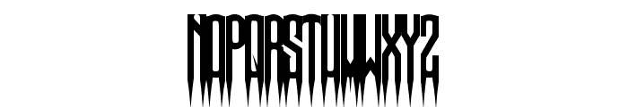 Spiked-Regular Font LOWERCASE