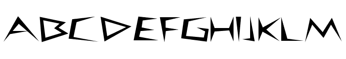 Spikes Font LOWERCASE