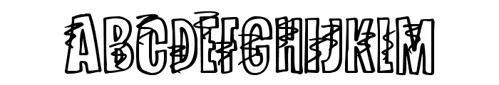 SpinningAround-Regular Font LOWERCASE