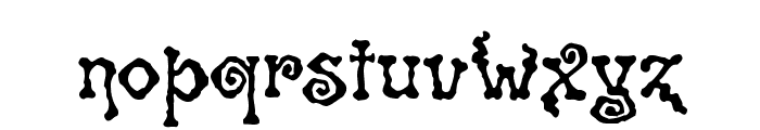 Spiral ST Font LOWERCASE
