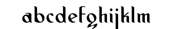 Spirit Medium Font LOWERCASE