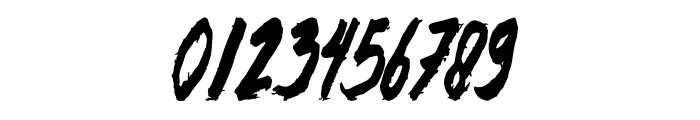 Splash Bleeding Font OTHER CHARS
