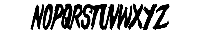 Splash Bleeding Font UPPERCASE