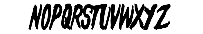 Splash Bleeding Font LOWERCASE