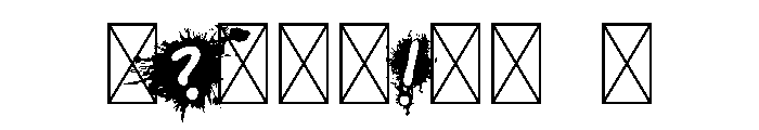 SplashKhat-PERSONAL Font OTHER CHARS