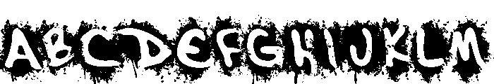 SplashKhat-PERSONAL Font UPPERCASE