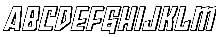Splashpoint 3D Italic FONT