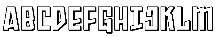 Splashpoint 3D Font UPPERCASE