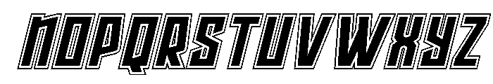 Splashpoint Academy Italic Font UPPERCASE