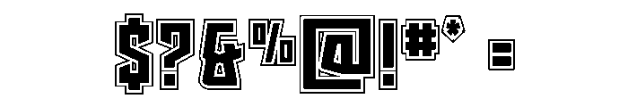 Splashpoint Academy Font OTHER CHARS