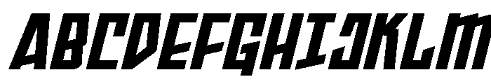 Splashpoint Bold Italic Font UPPERCASE