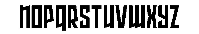 Splashpoint Condensed Font LOWERCASE