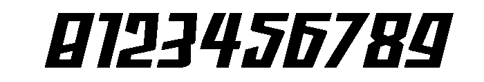 Splashpoint Expanded Italic Font OTHER CHARS