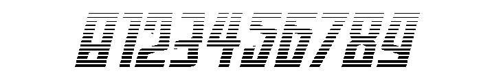 Splashpoint Gradient Italic Font OTHER CHARS