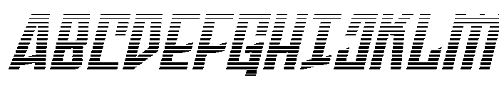 Splashpoint Gradient Italic Font UPPERCASE