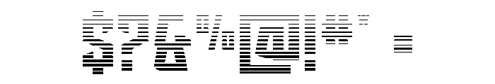 Splashpoint Gradient Font OTHER CHARS