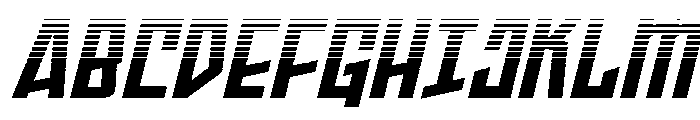 Splashpoint Halftone Italic Font UPPERCASE
