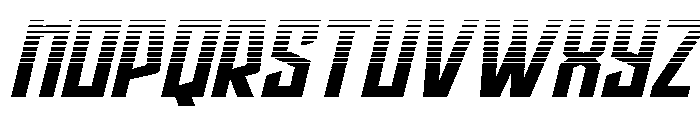 Splashpoint Halftone Italic Font UPPERCASE