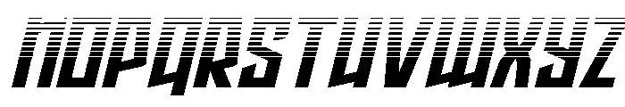 Splashpoint Halftone Italic Font LOWERCASE