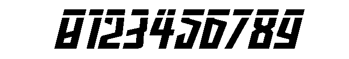 Splashpoint Laser Italic Font OTHER CHARS