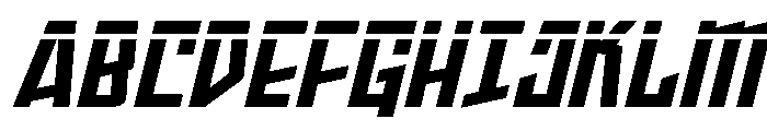 Splashpoint Laser Italic Font UPPERCASE