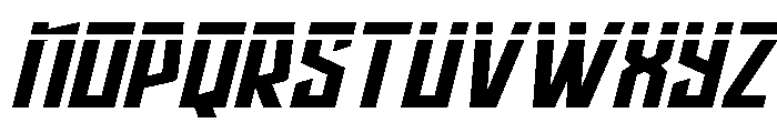 Splashpoint Laser Italic Font UPPERCASE