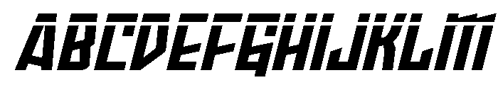 Splashpoint Laser Italic FONT