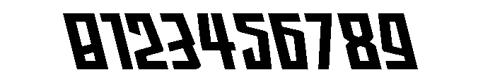 Splashpoint Leftalic Font OTHER CHARS