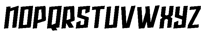 Splashpoint Rotalic Font UPPERCASE