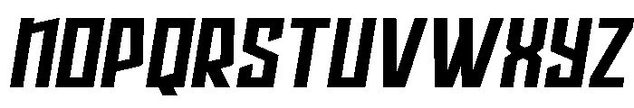 Splashpoint Semi-Italic Font UPPERCASE